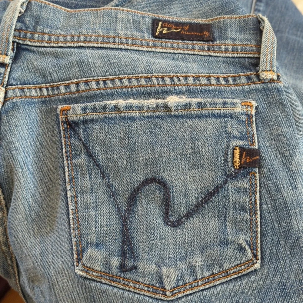 Citizens Of Humanity Y2K Ingrid #002 Stretch Low Rise Flare Jeans Size 28